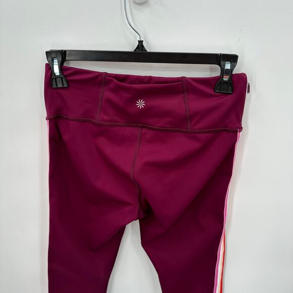 ATHLETA Plum Contender Capri Active Leggings // XS - Picture 9 of 11